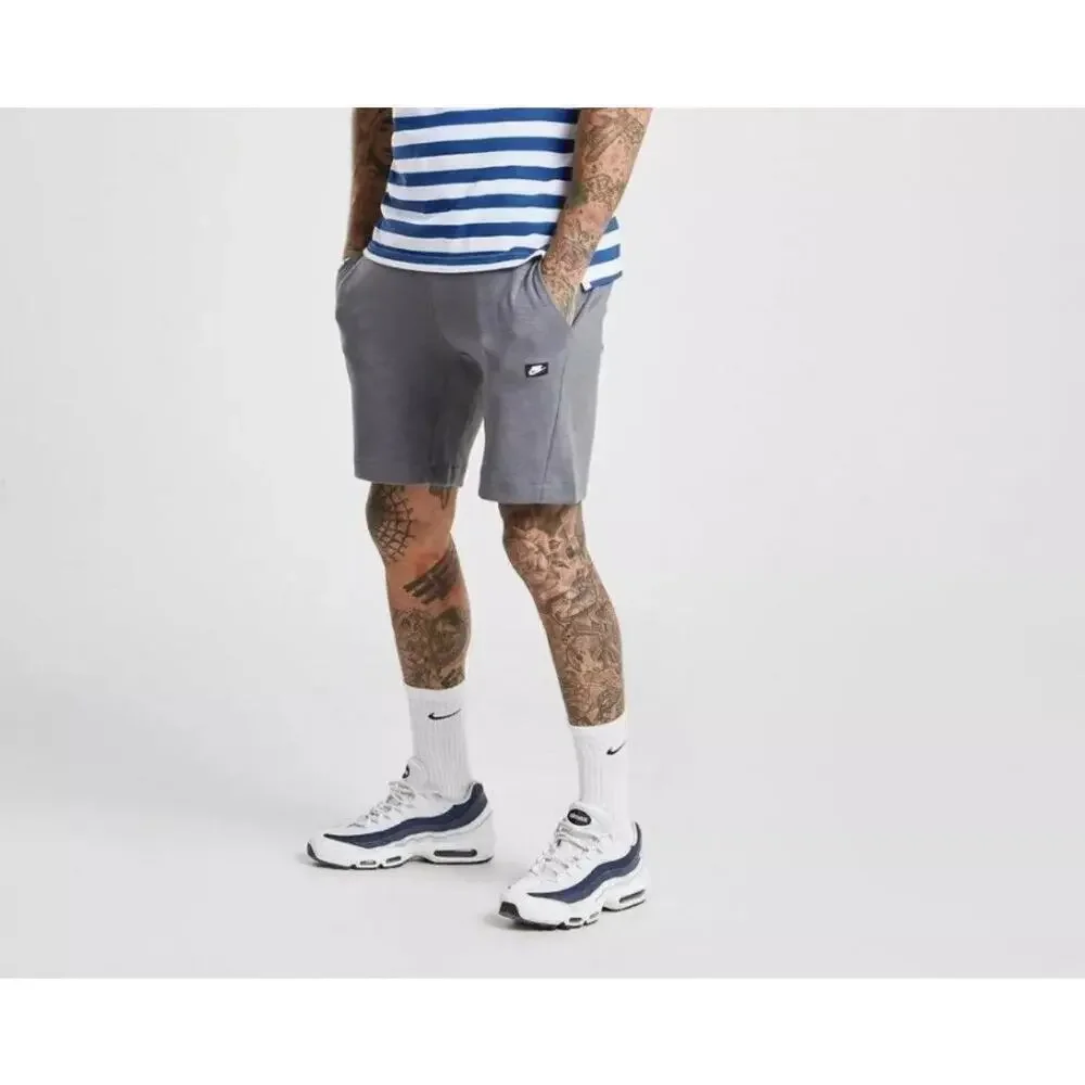Nike Men's Heather Gray Sportswear Optic Athletic Sweat Shorts Size XXL